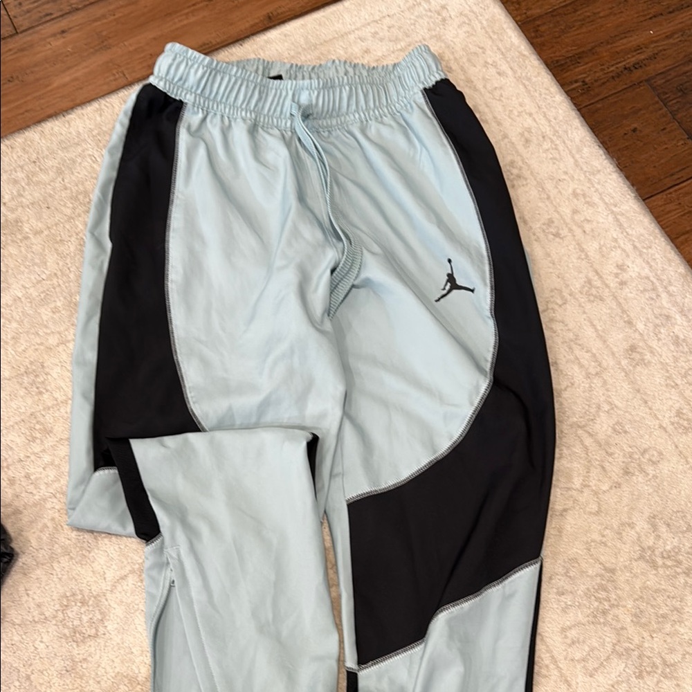 Men’s Jordan Light Blue and Black Joggers